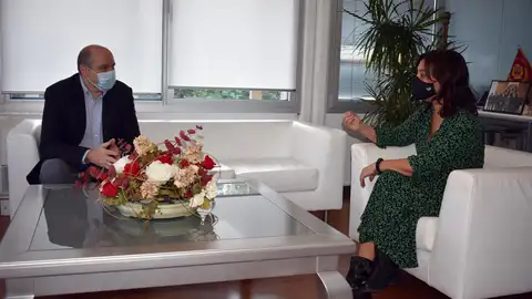 Reunión mantenida entre Francisco José García y Pilar Zamora Reunión mantenida entre Francisco José García y Pilar Zamora