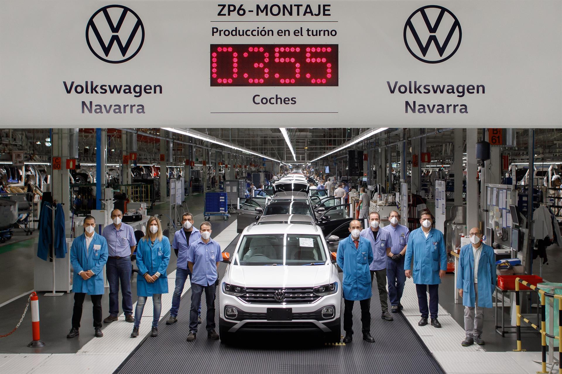 Volkswagen Navarra seguirá fabricando 1.581 coches diarios hasta finales de año Volkswagen Navarra seguirá fabricando 1.581 coches diarios hasta finales de año
