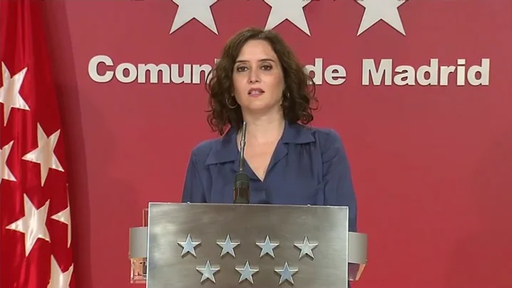 Ayuso anunciar&aacute; nuevas medidas "sensatas y justas" y pide a los madrile&ntilde;os no salir de la regi&oacute;n