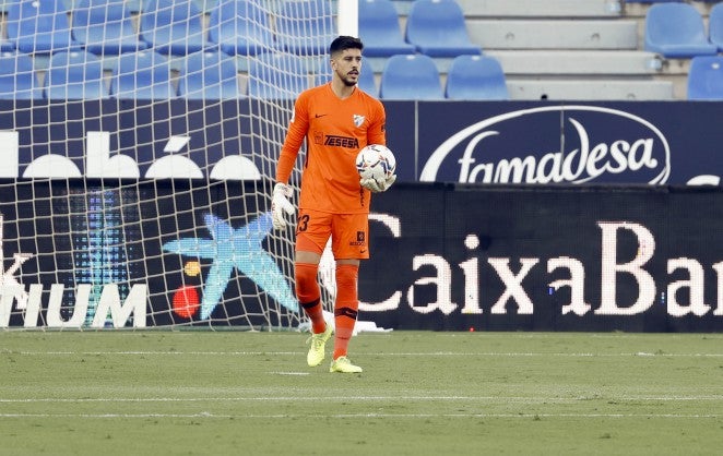 Dani Barrio, portero del Málaga: "Vallecas fue un aprendizaje bueno que nos va a servir" Dani Barrio, portero del Málaga: "Vallecas fue un aprendizaje bueno que nos va a servir"