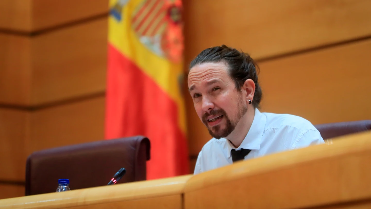 Pablo Iglesias en el Senado Pablo Iglesias en el Senado