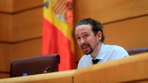 Pablo Iglesias en el Senado