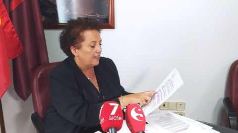La portavoz del Gobierno de Arcos, Mar&iacute;a Jos&eacute; Gonz&aacute;lez Pe&ntilde;a