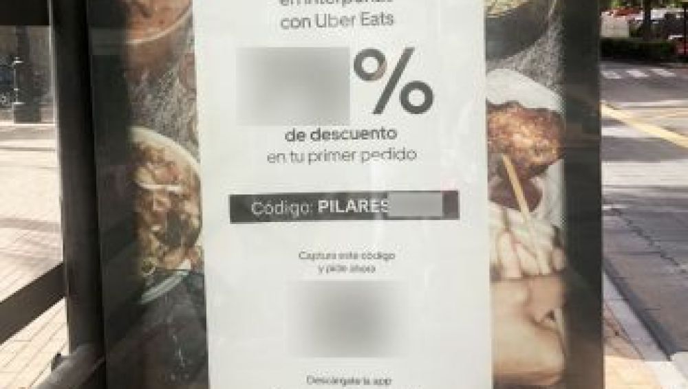 Anuncio de Uber Eats para las fiestas del Pilar