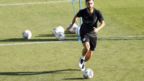 Luis Muñoz, jugador del Málaga