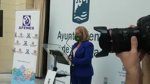 Carmen Sibajas, presidenta de Afenes Málaga Día de la Salud Mental