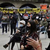 Manifestación de hosteleiros en Ourense
