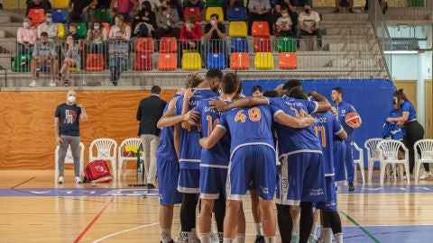 El equipo antes del partido con Algeciras