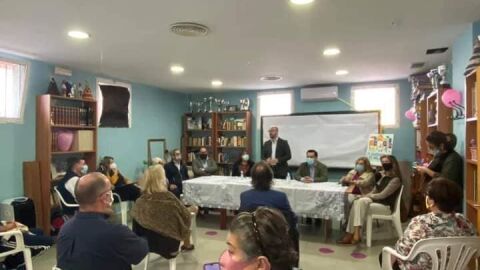 Instantes de la visita