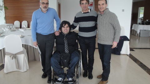 Suso Su&aacute;rez Lourido, Oliver Rey, Fernando V&aacute;zquez y Alberto G&oacute;mez Barros