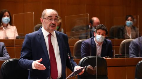 Javier Lamb&aacute;n, presidente del Gobierno de Arag&oacute;n