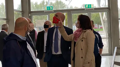 Rubiales visita Alcázar Instalaciones deportivas