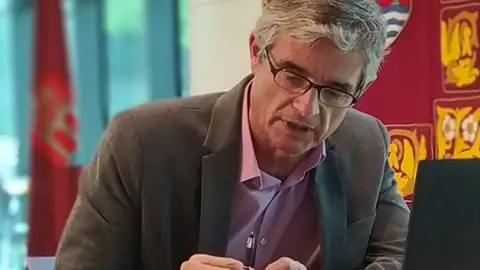 Isidoro Gambín, alcalde de Arcos de la Frontera Isidoro Gambín, alcalde de Arcos de la Frontera