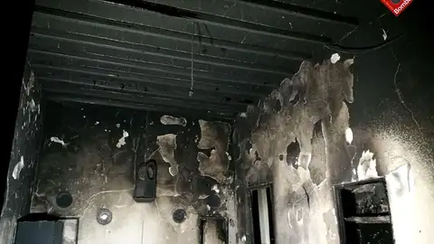 La vivienda ha quedado destruida La vivienda ha quedado destruida