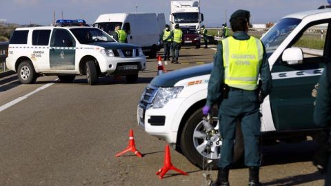 Control de la Guardia Civil