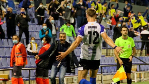 Manu Garrido y Cubillo, el pasado domingo.