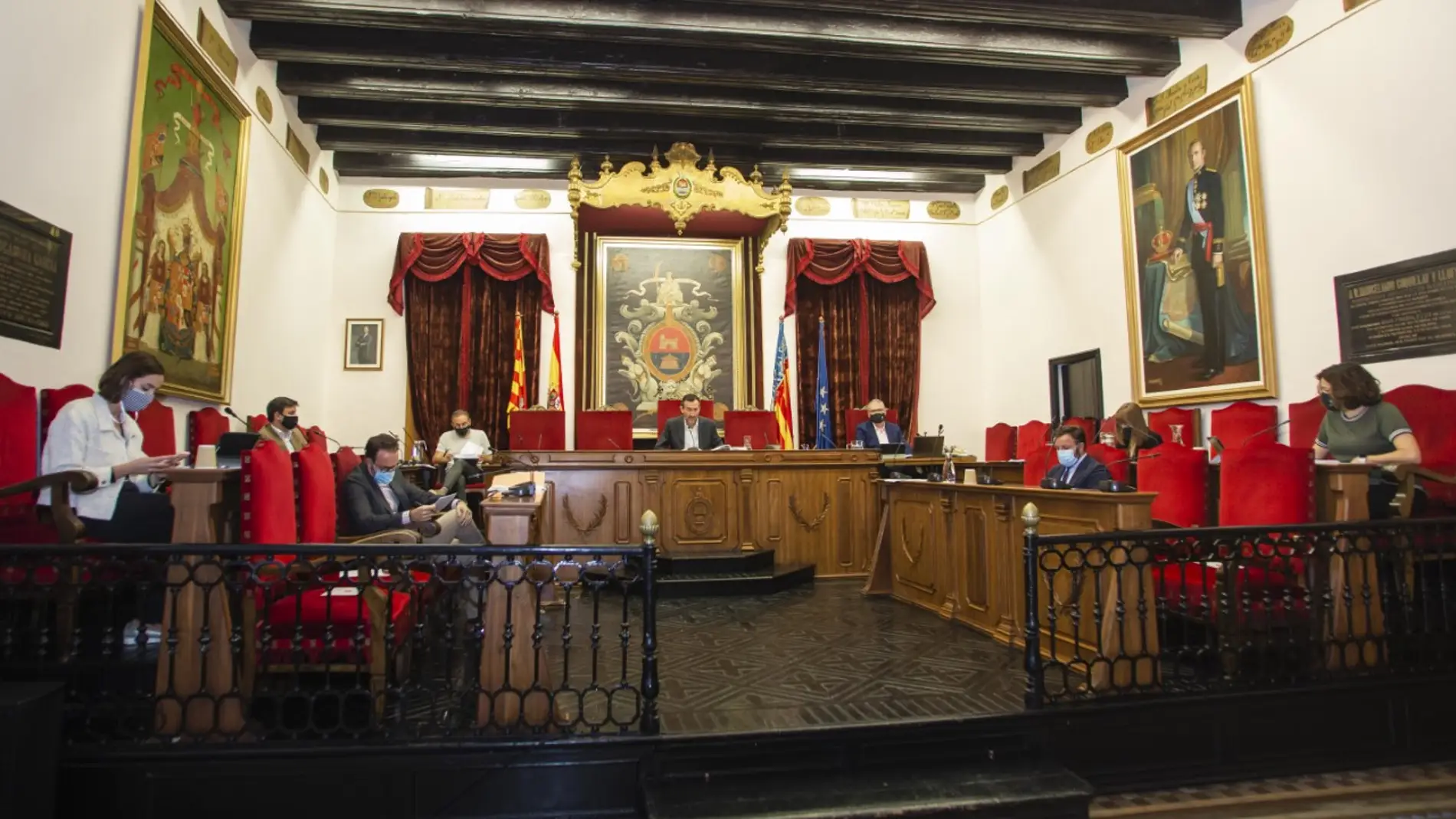 Pleno municipal del Ayuntamiento de Elche.