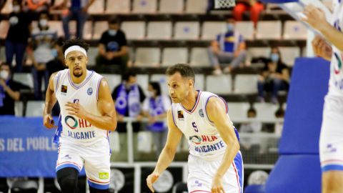 Pedro Llompart, jugador del HLA Alicante ante Lleida.