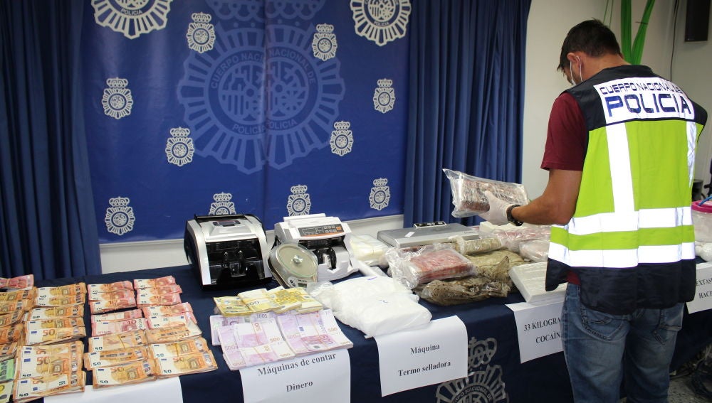 Operación policial contra el narcotráfico