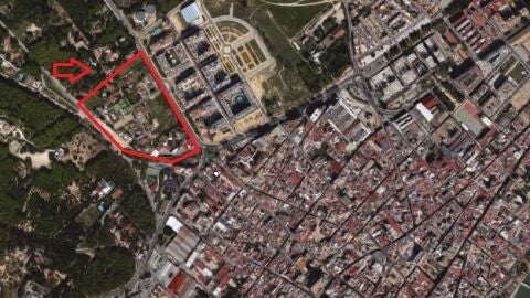 Imagen a&eacute;rea de El Puerto, de las zonas afectadas