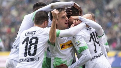 El ataque del Borussia Monchengladbach