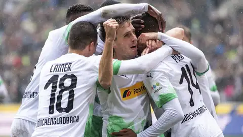 El ataque del Borussia Monchengladbach El ataque del Borussia Monchengladbach