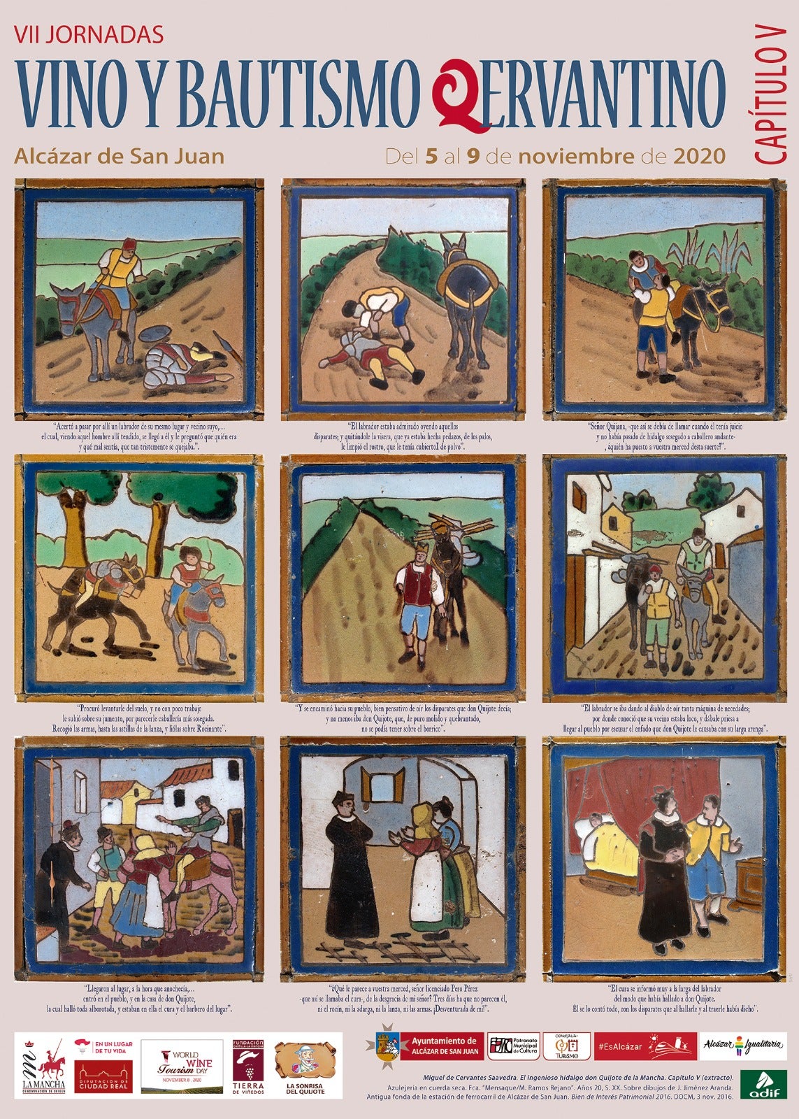 Presentada la programación de las VII Jornadas Vino y Bautismo Qervantino Presentada la programación de las VII Jornadas Vino y Bautismo Qervantino