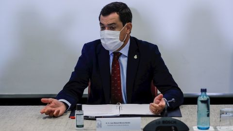 Juan Manuel Moreno Bonilla, presidente de la Junta de Andaluc&iacute;a