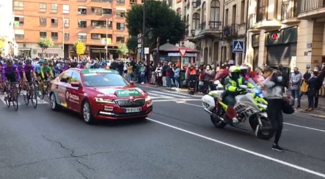 La Vuelta parte de Logroño a Moncalvillo, notando las restricciones La Vuelta parte de Logroño a Moncalvillo, notando las restricciones