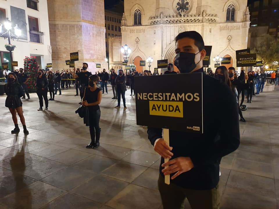El ocio nocturno de Castellón acampará ante la Generalitat ante una desescalada insuficiente El ocio nocturno de Castellón acampará ante la Generalitat ante una desescalada insuficiente