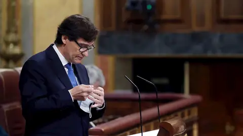 Salvador Illa, ministro de Sanidad, defiende en el Congreso el estado de alarma Salvador Illa, ministro de Sanidad, defiende en el Congreso el estado de alarma