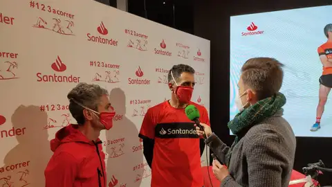 Martín Fiz y Miguel Indurain. Martín Fiz y Miguel Indurain.