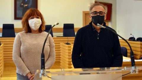 Matilde Hinojosa y Pedro Maroto