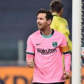 Leo Messi con el Barcelona 