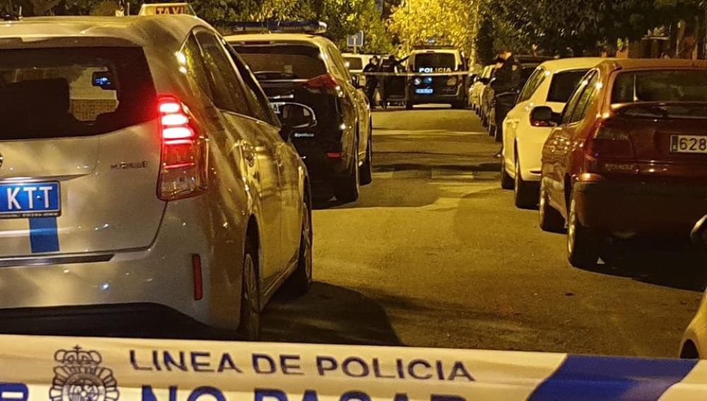Zona acordonada por la Policía