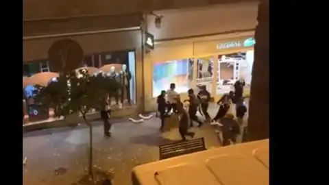 Disturbios en Logroño por las nuevas restricciones contra el coronavirus Coronavirus