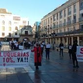 La concentración se ha celebrado en la Plaza Mayor de Ciudad Real