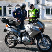 Un control policial en Cádiz