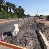 Obras de desdoblamiento de la carretera Elche-Santa Pola. Obras de desdoblamiento de la carretera Elche-Santa Pola.
