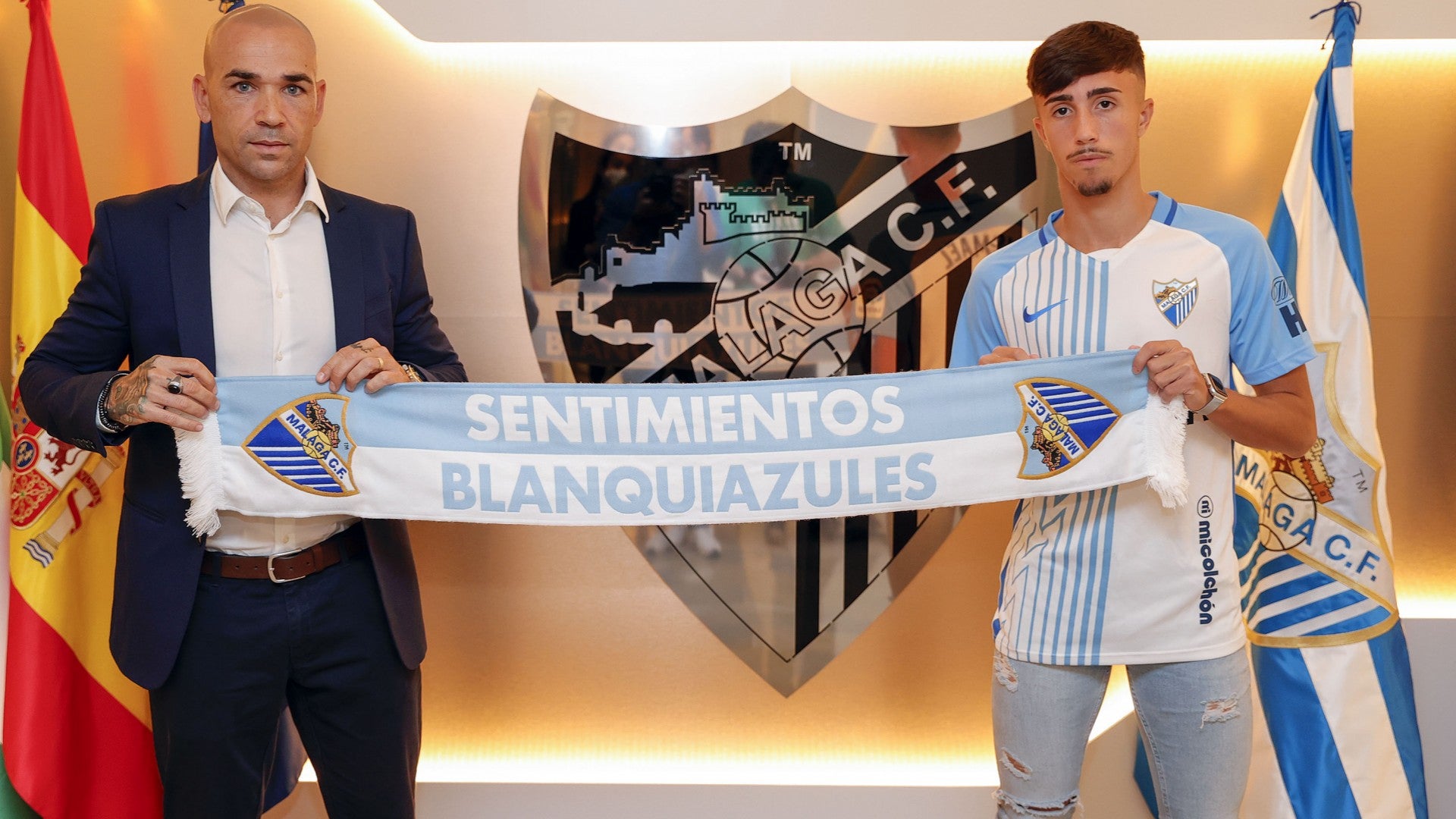 "David Larrubia es un jugador prototipo de La Academia del Málaga" "David Larrubia es un jugador prototipo de La Academia del Málaga"