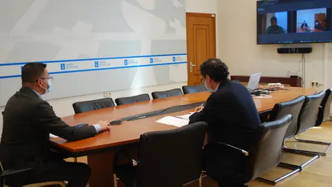 A Xunta e o concello da Mezquita colaboran na mellora de prevención de incendios forestais Reunión telematica
