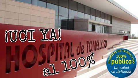 Cartel Coordinadora por la Sanidad P&uacute;blica de Tomelloso
