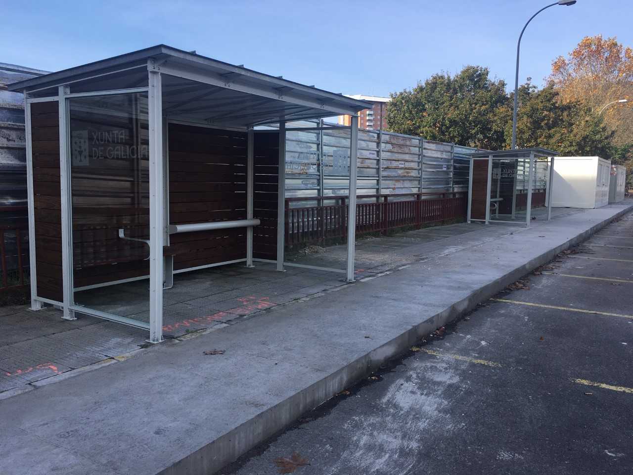 A Xunta habilita dúas marquesiñas na estación de autobuses de Ourense A Xunta habilita dúas marquesiñas na estación de autobuses de Ourense