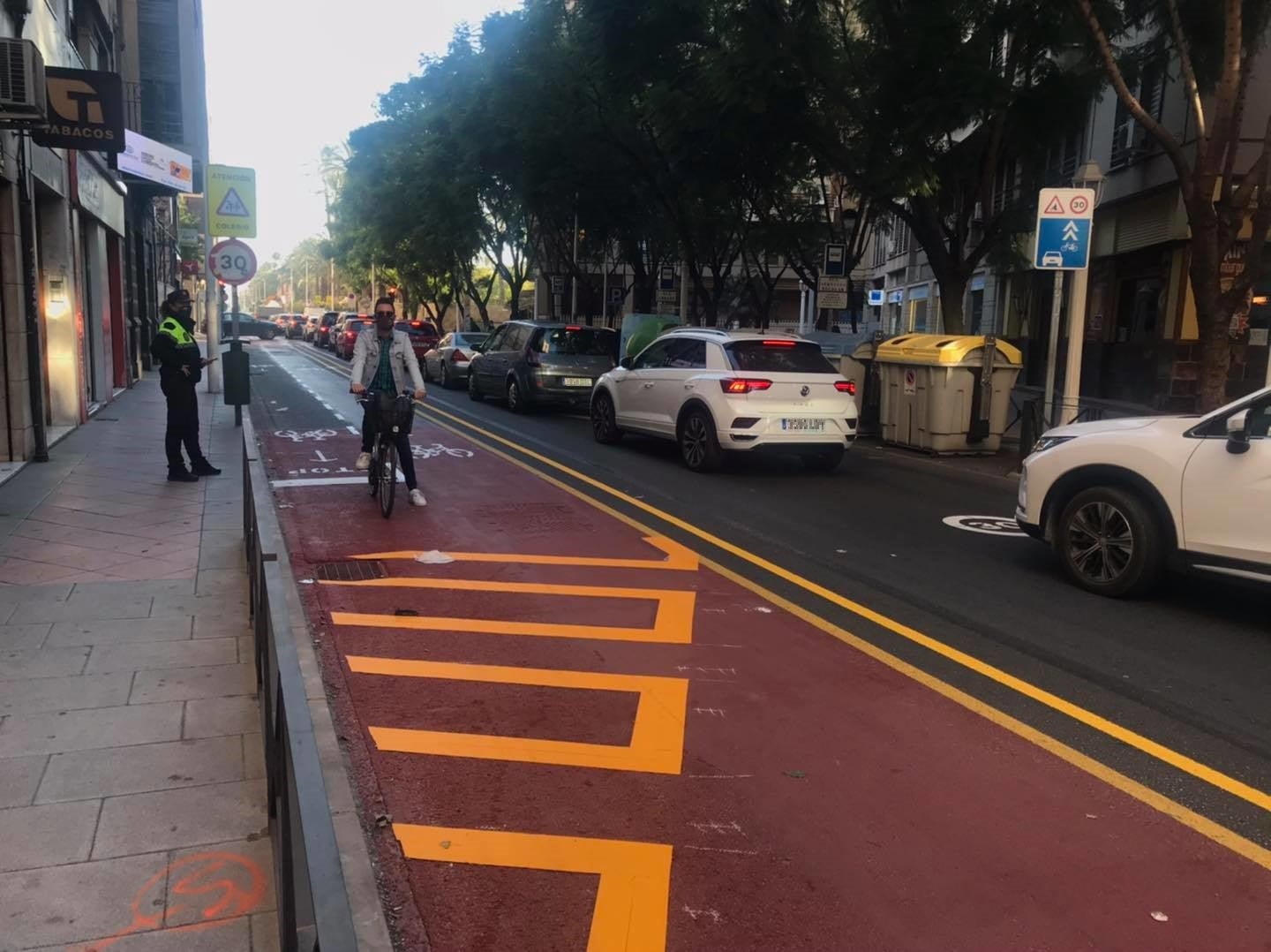 Seis colectivos de Elche agradecen los carriles bici impulsados en la ciudad Seis colectivos de Elche agradecen los carriles bici impulsados en la ciudad