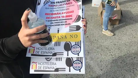 Durante la manifestación Durante la manifestación