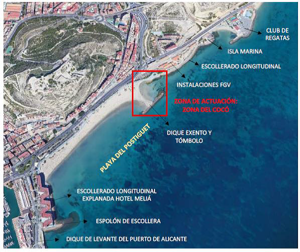 El Gobierno saca a información pública el proyecto de mejora de la playa del Postiguet El Gobierno saca a información pública el proyecto de mejora de la playa del Postiguet