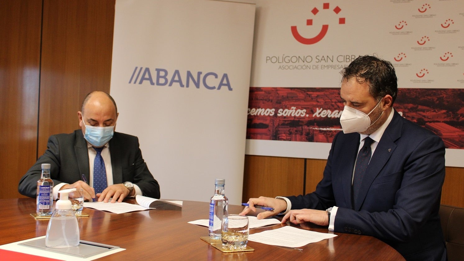 ABANCA e os empresarios de San Cibrao acordan novas alternativas de crédito fronte á COVID-19 ABANCA e os empresarios de San Cibrao acordan novas alternativas de crédito fronte á COVID-19