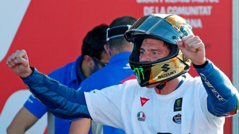 Joan Mir, tras ganar su primer Mundial de MotoGP