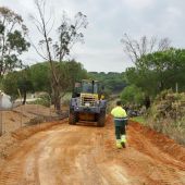 Ayamonte repara los caminos afectados por las lluvias