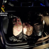 La Guardia Civil incauta más de 101 kilos de hachís en la autovía A-43